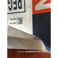 brown/white kraft paper laminated plastic bag accept customer order